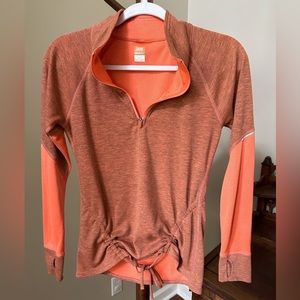Lucy Tech Orange athletic Pullover Top XS